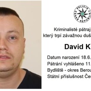 Policie pátrá po Davidu Křížovi