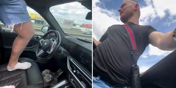Neuvěřitelné chování řidiče na dálnici