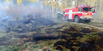 Jeden a půl hektaru lesa hořelo