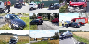 Tři nehody během dvou hodin, jeden z řidičů byl opilý