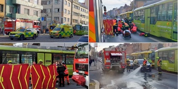 Muž vběhl přímo před tramvaj a nyní bojuje o život v nemocnici