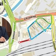 Město zítra uzavře Šumavskou a Goethovu pro osobní dopravu