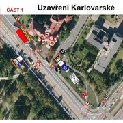 Výstavba kanalizace uzavře Karlovarskou třídu