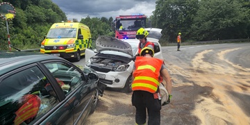 Čelní střet vozů