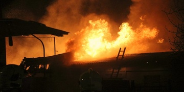 Velký požár v Kolinci