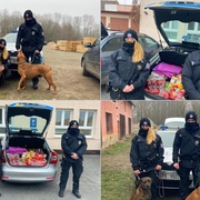 Policisté v útulku udělali předčasného Ježíška