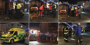 V Plzni zbili muže uprostřed Vánočních trhů