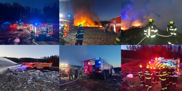 Dobřanskou skládku zachvátil další požár