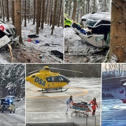 Velmi vážná nehoda auta s rodiči a malými dětmi