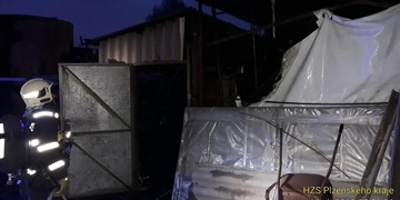 V zahradnictví shořela kotelna