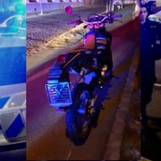 Motorka skončila vyválená na dlažbě a motorkář v cele