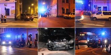 Nechutný závěr noční nehody v Tylově ulici