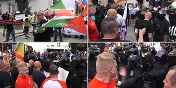 Duhový pochod zablokovali pravičáci