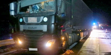 Policisté na dálnici nalezli odstavený kamion se dvěma opilými cizinci