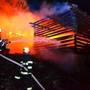 V Prášilech hoří keltské sídliště - II. stupeň požárního poplachu
