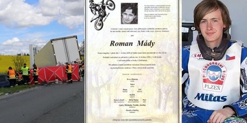 Přátelé se s Romanem rozloučí na Plochodrážním stadionu