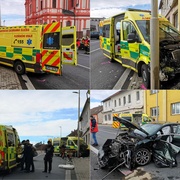 Při dnešní vážné dopravní nehodě byli zraněni dva záchranáři a policista