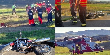 Dvě vážné nehody motorkářů během pouhé hodiny
