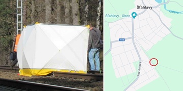 Zatím neznámý vlak srazil a usmrtil teprve osmnáctiletého mladíka