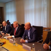 Ministr Chovanec a policejní prezident Tuhý v Plzni