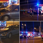 Střet dvou vozidel se zraněním