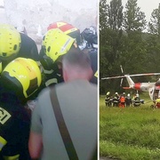 Muž propadl střechou a spadl z pětimetrové výšky