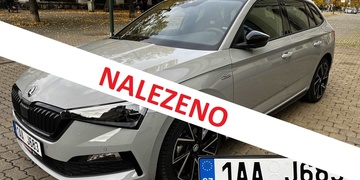 Auto bylo nalezeno