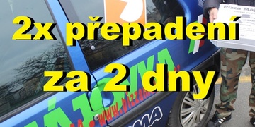 Další přepadený pizzař, tentokrát surově zkopaný a okradený – druhý za dva dny!