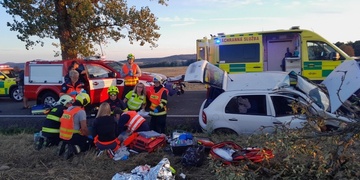 Řidič pod vlivem alkoholu narazil s autem do stromu