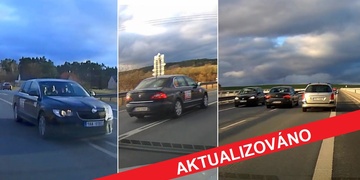 Bezohledný taxikář ohrozil několik řidičů