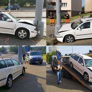 Nehoda ve Skvrňanech, řidička nadýchala více než čtyři promile