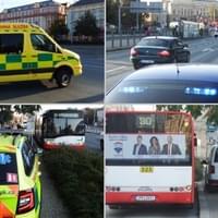Autobus v centru Plzně srazil seniorku