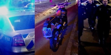 Motorka skončila vyválená na dlažbě a motorkář v cele