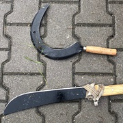 Mačeta, srp a pervitin