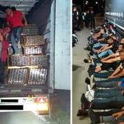 V kamionu se ukrývalo skoro třicet migrantů