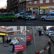 Policisté uzavřeli část Americké třídy