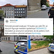 Další nahlášená bomba spustila policejní manévry
