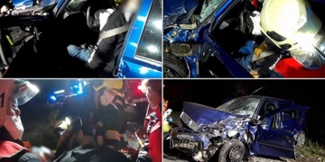 Vážně zraněný senior zůstal ve vraku uvězněný