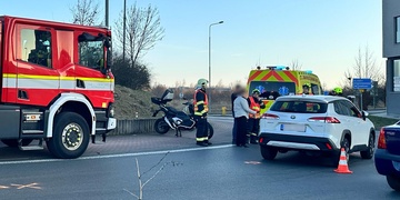 Dopravní nehoda na kruhovém objezdu