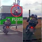 Ujížděl nejen městem a polem, ale dokonce i po letišti