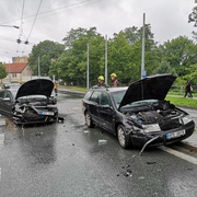 Střet vozů na Doubravce