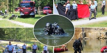 V Košuteckém jezírku právě utonul muž