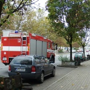 Požární poplach v bance byl planý