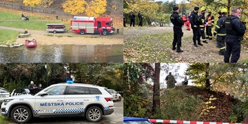 V Košuteckém jezírku bylo nalezeno lidské tělo