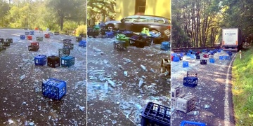 Skleněné peklo na silnici