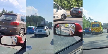 Netrpěliví řidiči couvali stovky metrů záchranářskou uličkou