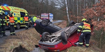 Vážná nehoda, na místě musel přistávat vrtulník LZS