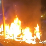 Žhářský útok na autobazar