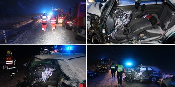 Při čelním střetu vozů byly zraněny i dvě děti