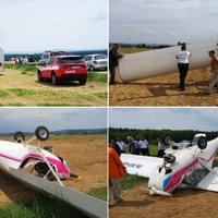 Havárie letadla při nouzovém přistání